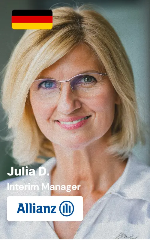 Interim Manager ex Allianz - Interim management executives planning European business strategy
