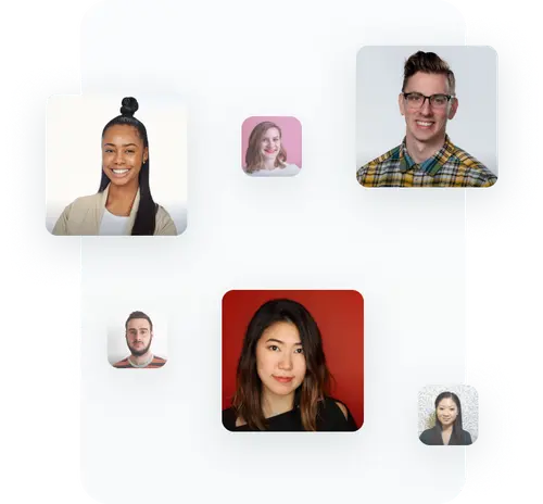 Squad de freelances marketing collaborant ensemble
